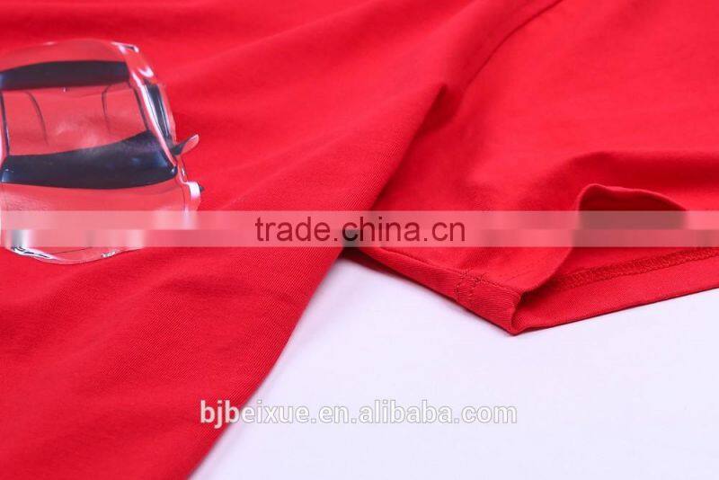 China supplier custom printed designer tshirts men cotton promotional tshirt