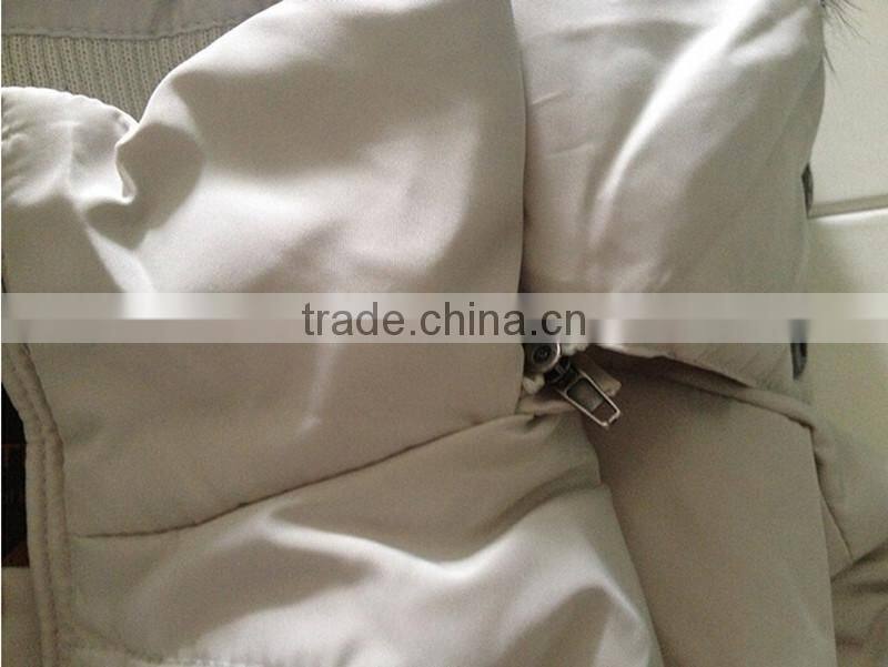 Lady 100%Polyester Padded Vest Garment stocklots