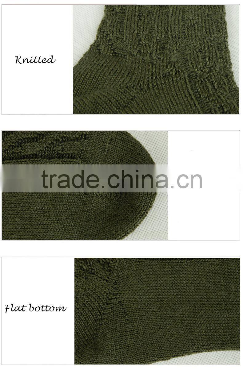 High quality ski warm merino wool thigh high socks