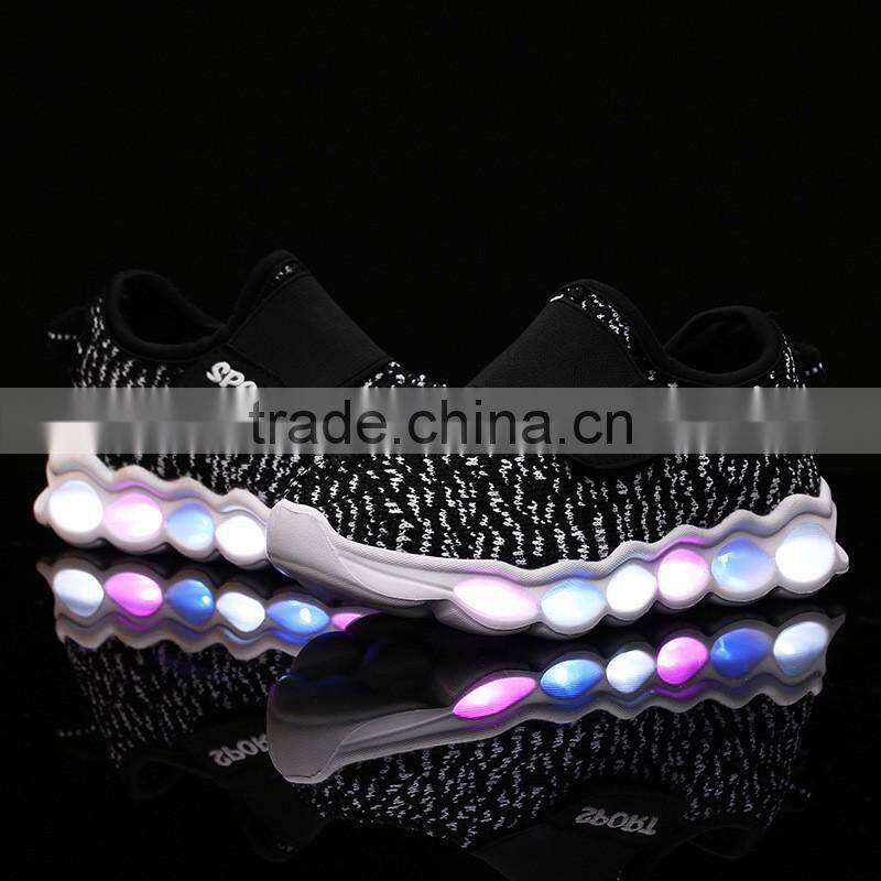 7 color light up flashing led children sneakers wholesale