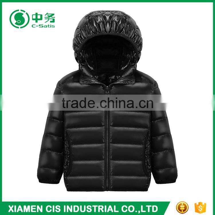 High Quality Warmful Unisex Kid Red Winter Down Jacket for Sale