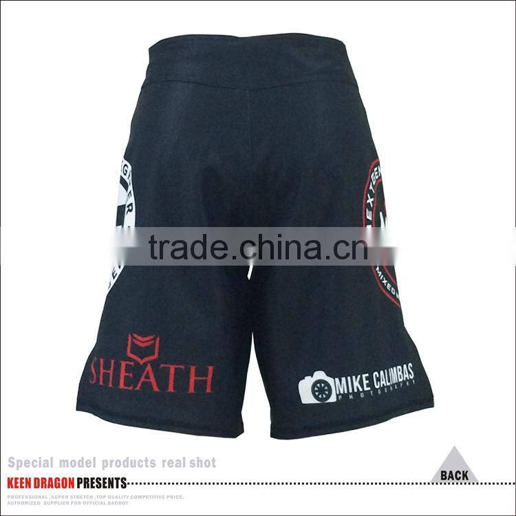 Sublimation Printing Kick Boxing Shorts with Super Stretch Custom Design MMA