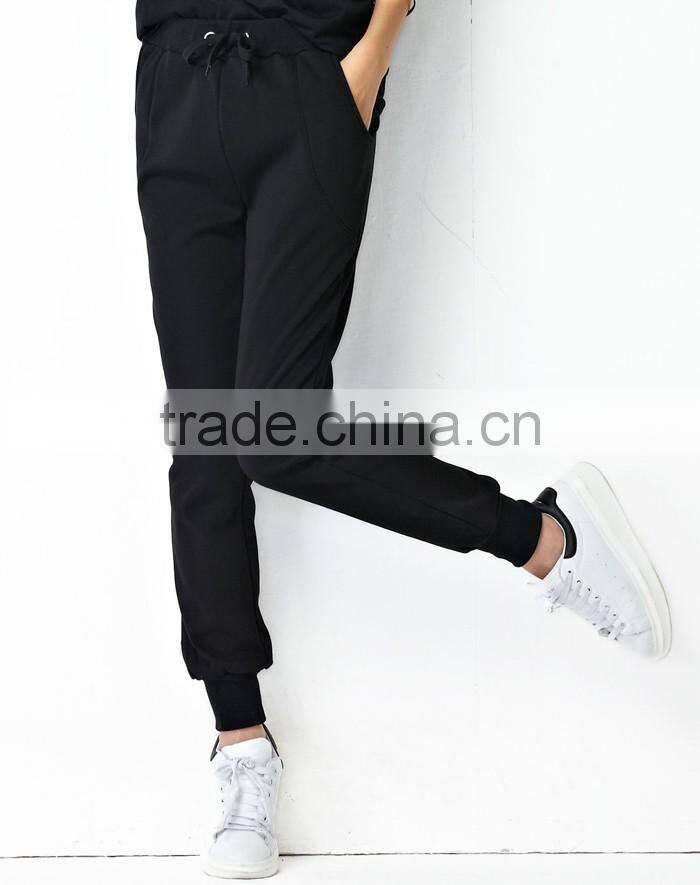 New arrival wholesale fashion blank custom joggers for women