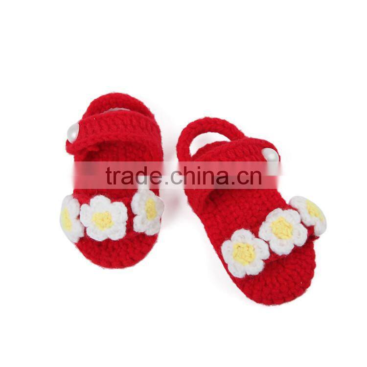 Baby Summer Crochet Knit Shoes Pattern for Infant
