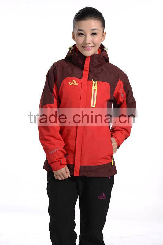 OEM sports wear ladies windproof waterproof breathable outdoor jacket