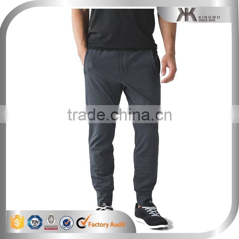Quick dry heather soft fabric sports pants mens training pants
