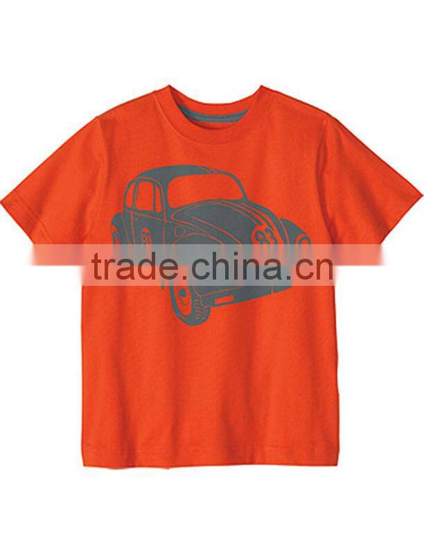 BOYS DOG EMBROIDERED T SHIRT