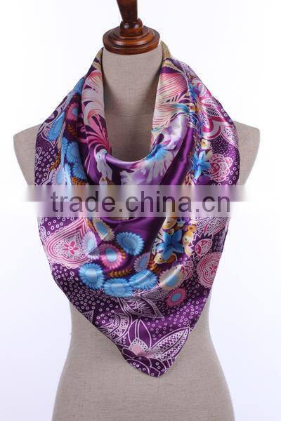 Newest Fashion Style Digital Printing Silk Scarf