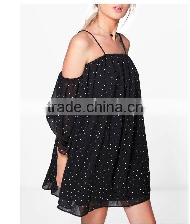 New Design Summer Female Chiffon Sexy Shirt V-neck Sleeveless Chiffon T-shirt