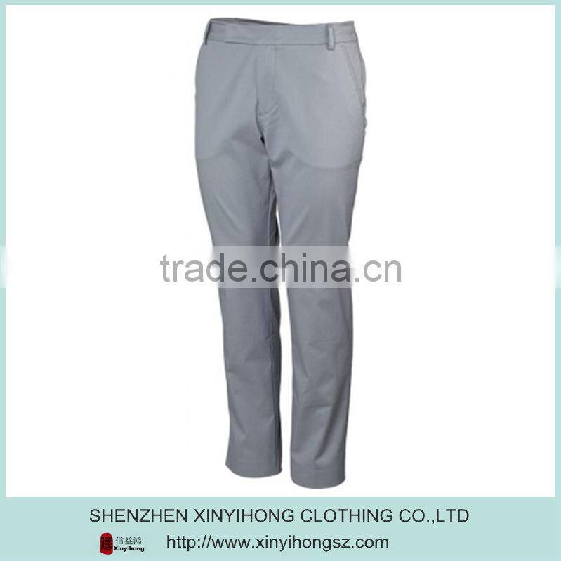 customize logo UV protection plaid tech style mens golf pants