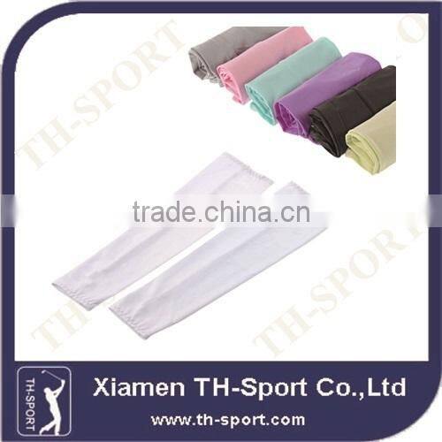 white 80% nylon 20% lycra sleeves manufactory