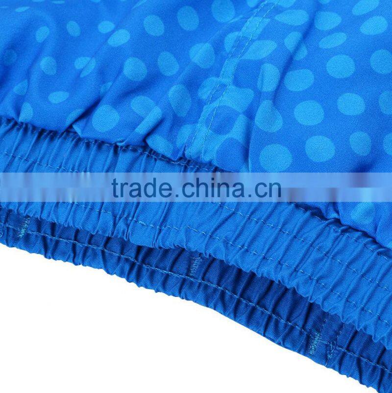 High Quality Customed Drawstring Waisted Bright Color Printing Boys Swimming Shorts