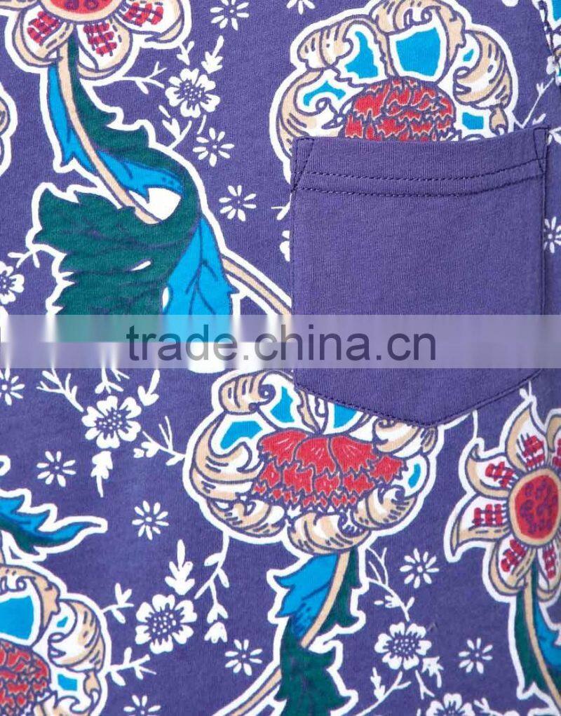 All Over Floral Print Chest Pocket Vests