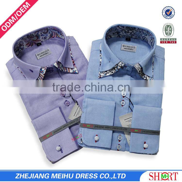 ladies' shirt button down shirt double collar blouse