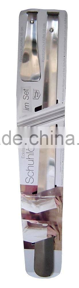 stretcher type pure long handled shoe horn metal