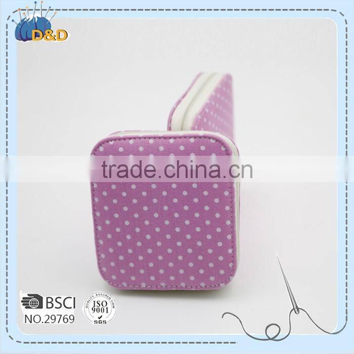 D&D Sewing notions needlework materials Polyester Zipper Pouch Sewing Kit Set With Sewing Accessories Promotional Gift