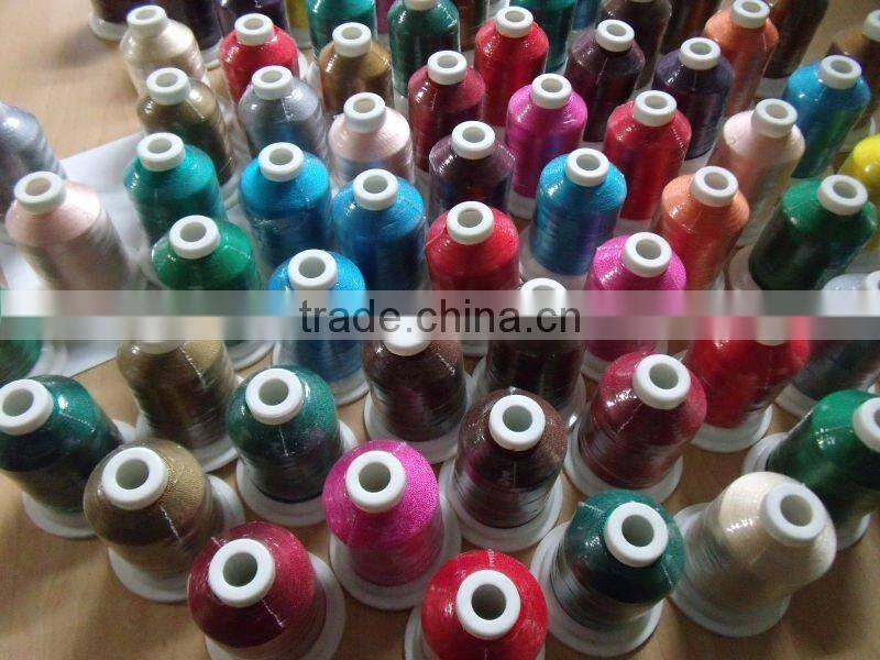 china cheap fluorescent embroidery thread of good quality