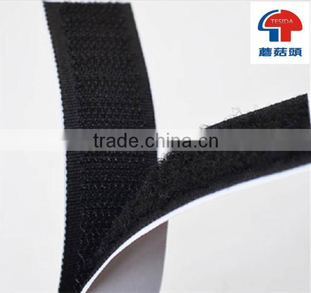 Hot sell 25mm wide nylon adhesive hook and loop fastener for different application