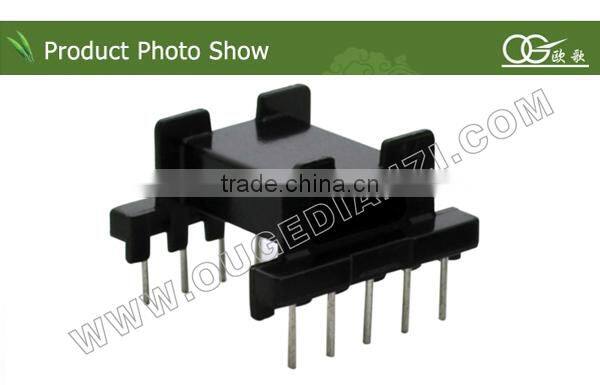 EFD20 horizontal pin5:5 wire slot plastic bobbin