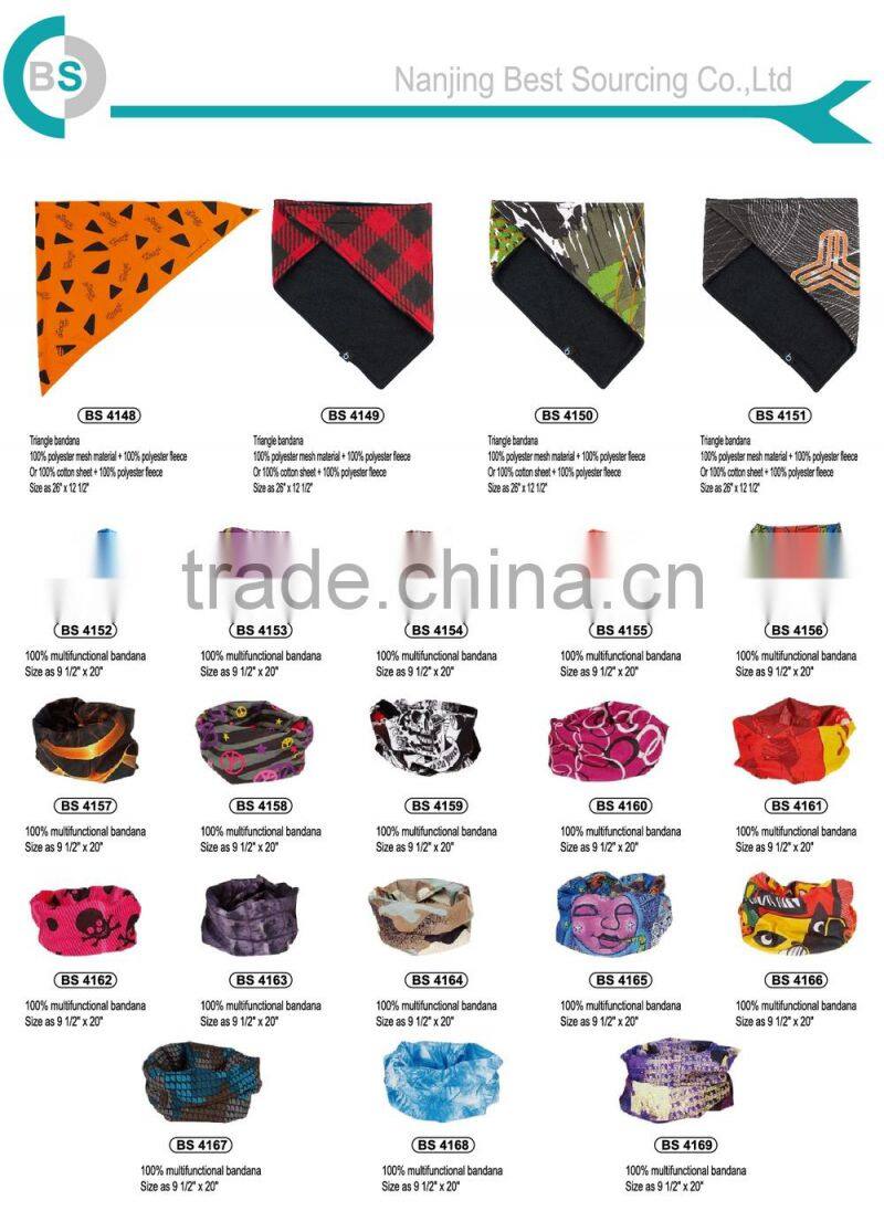 Graceful Good Quality Hip Hop cheap sublimated print bandanas