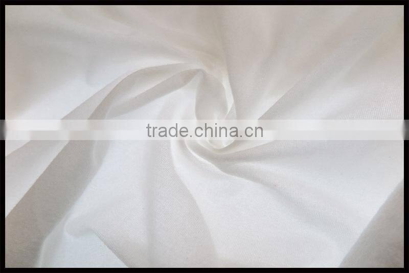 T092-1665W New Style 95 %Cotton 5% Elastane OEM White T shirt Cotton