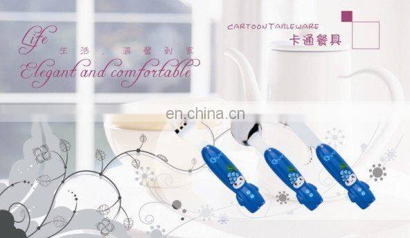 Colorful Cartoon Polished Tableware Of Stainless Steel Teaspoons for kids