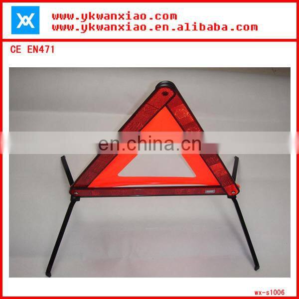 folding warn triangle,SP09 plastic warn triangle,safety kit warn triangle
