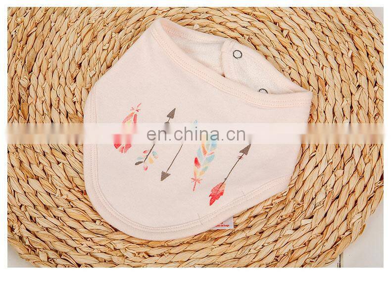 Waterproof cotton baby bandana drool bibs for babies trendy cartoon baby bandana bib