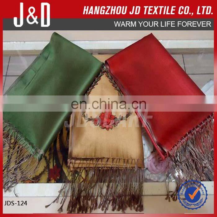 Hangzhou 100% silk scarf pashmina silk scarf in stock