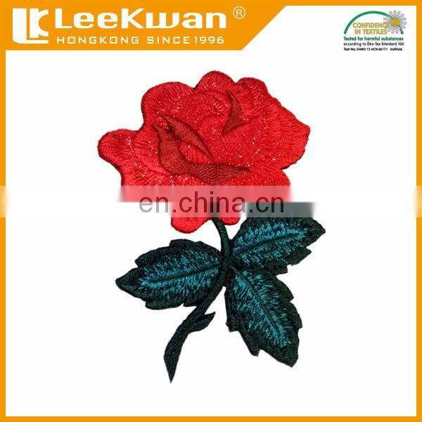 Lotus/Water Lily Flower Embroidery Patch/Rose Applique