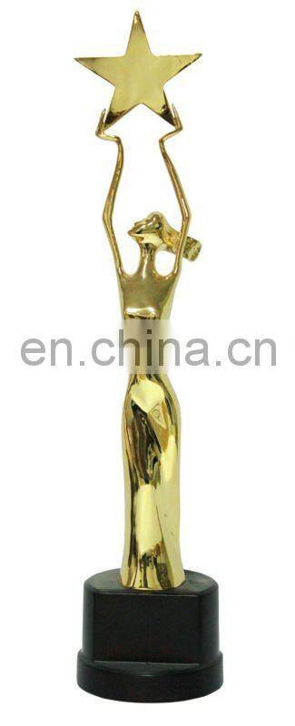 Custom Awards Golden Human Figures Trophy