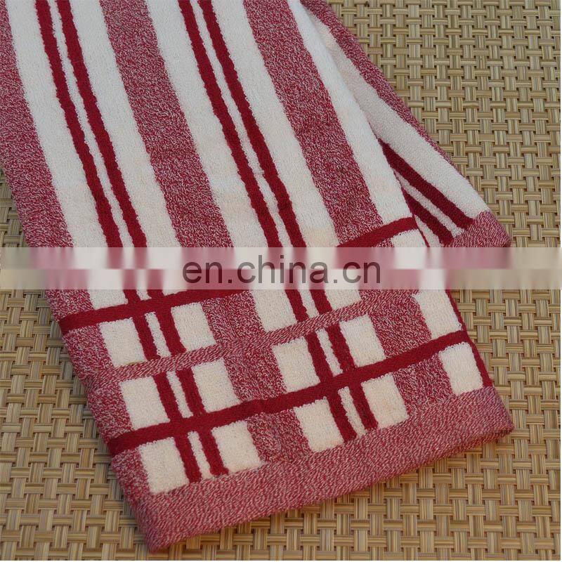 100% cottton terry hand towel made in china