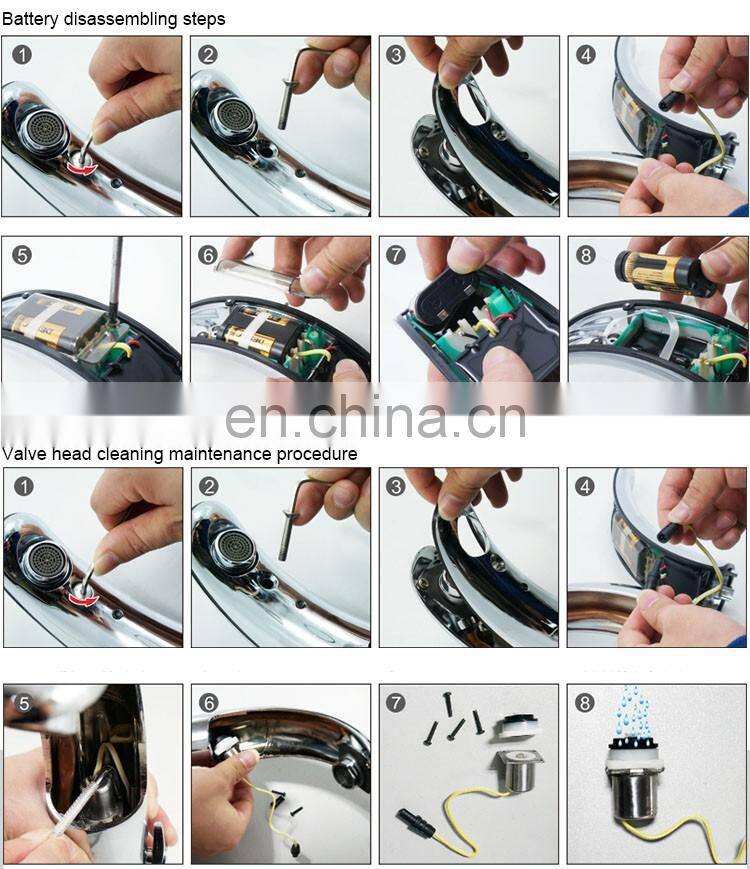 Hot And Cold Water Self Closing Kitchen Mixer Tap