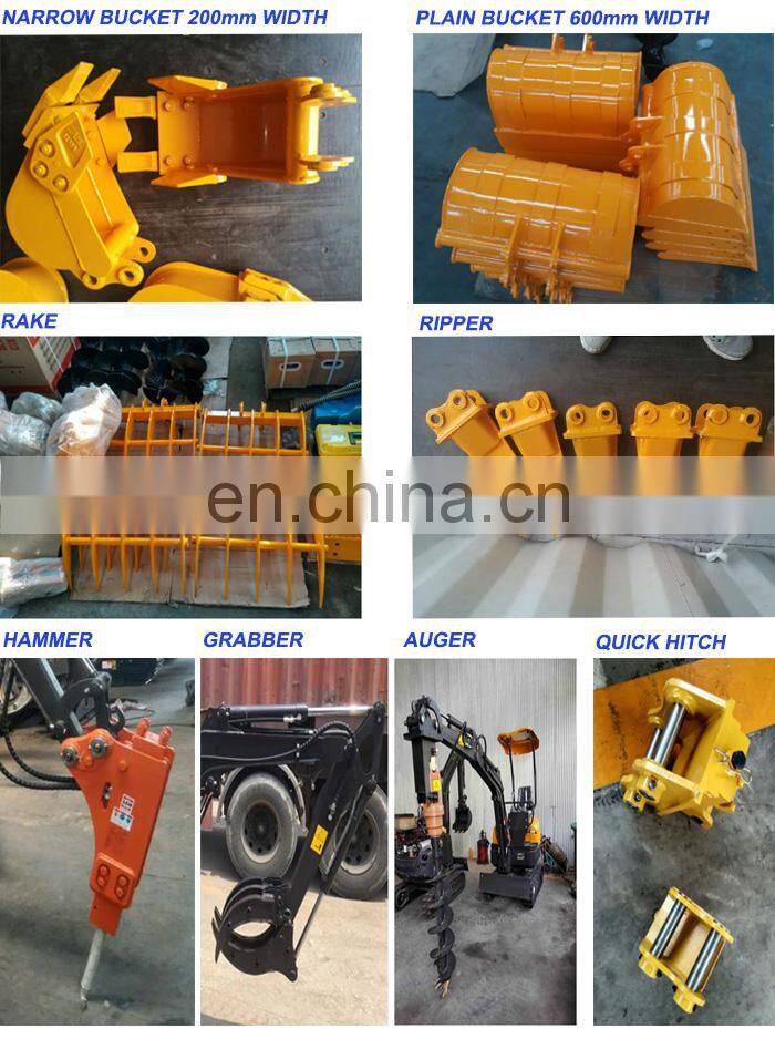 China Made 0.8T Mini Wheel Hydraulic Excavator for Sale