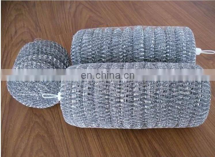 Kitchen pot gavernized heavy duty stainless steel mesh scourer