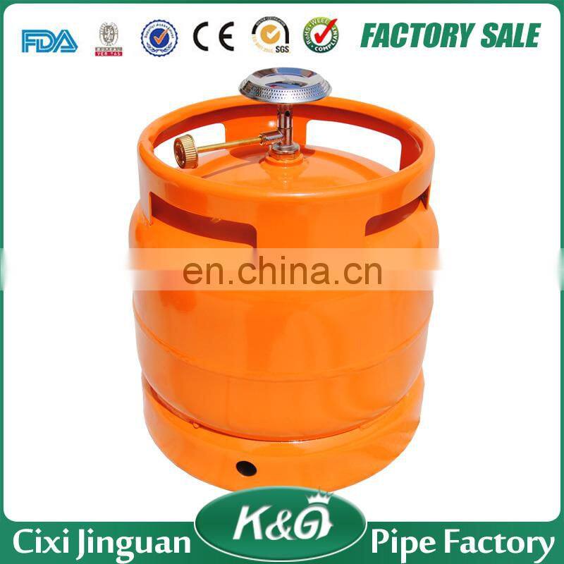 Low pressure and steel material LPG gas bottle in all sizes