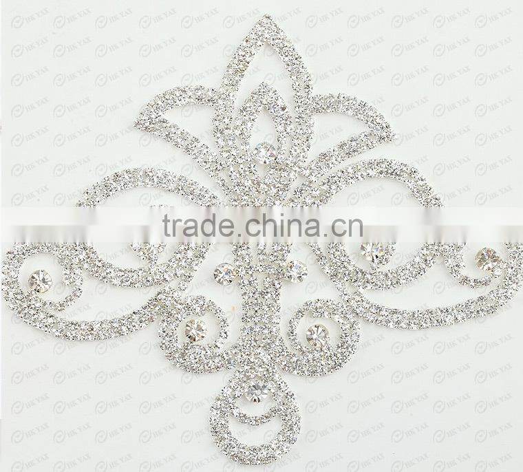 W0513 crystal crown rhinestone trim embellishments,rhinestone crown embellishments