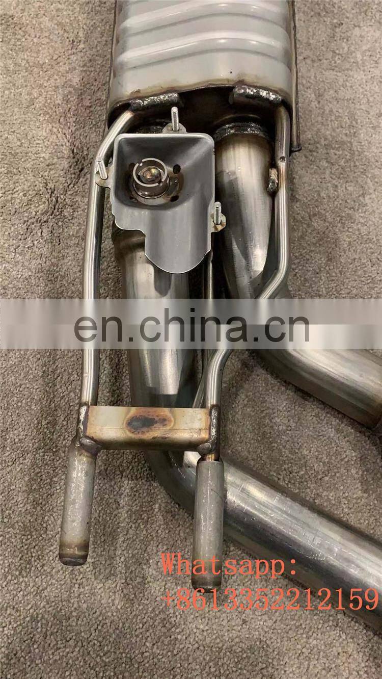G class w463A Stainless steel material exhaust system for g class w463A W464 g65 g63 g500 4 tips exhaust muffler to sound bigger