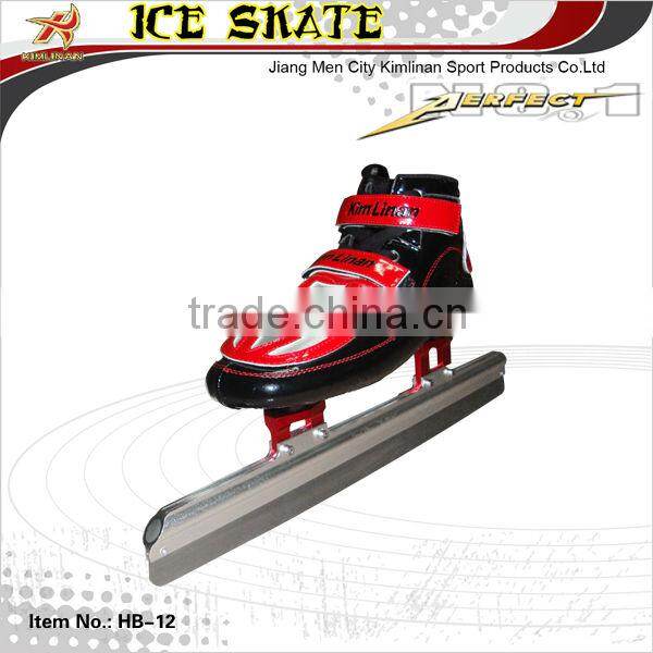 High quality short track ice skate, custom boot speed ice skate