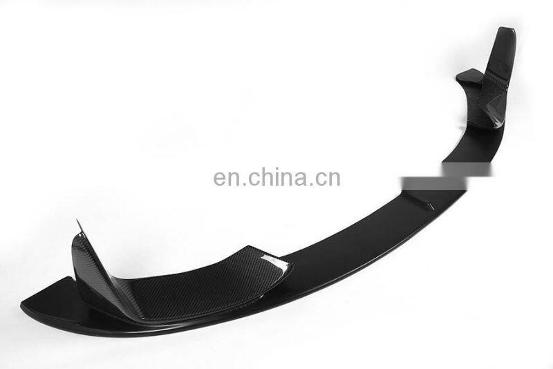 P style M4 half carbon fiber front bumper lip for BMW M4 2014 UP