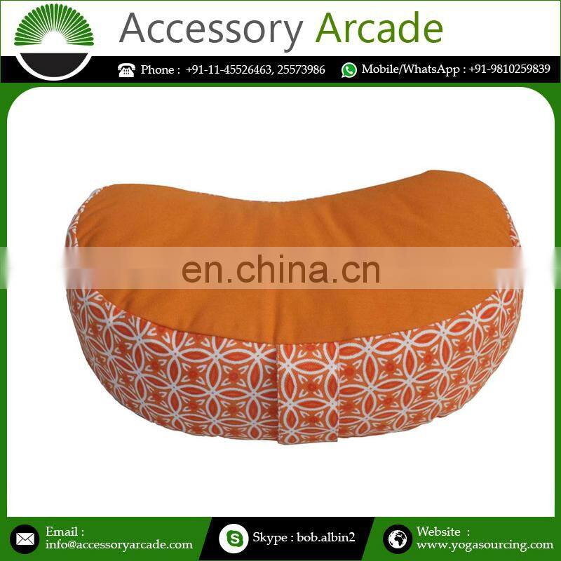 100% Cotton Canvas Half Moon Shape Yoga Massage Cushion Buy From Lead Supplier