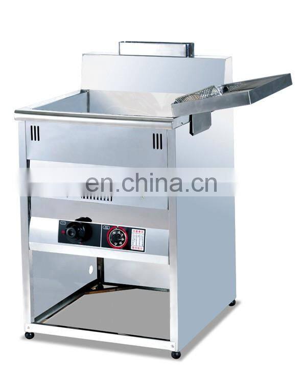 Restaurant Equipment Gas Fryer With Temperature Controller /Natural gas deep fryer with gas safety