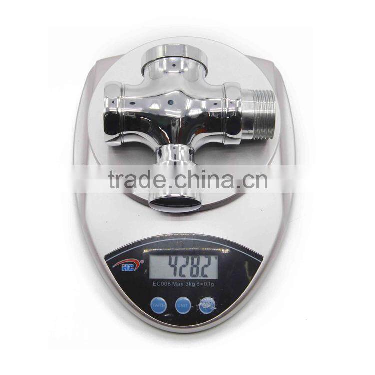 Best price brass time delay faucet four-way toilet flush angle valve