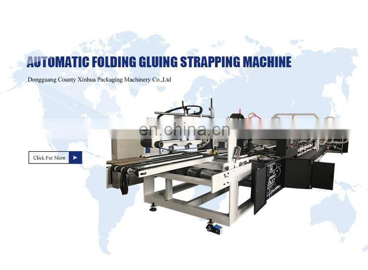 Automatic corrugated paperboard folder gluer machine