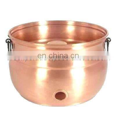 shiny copper hose bowl