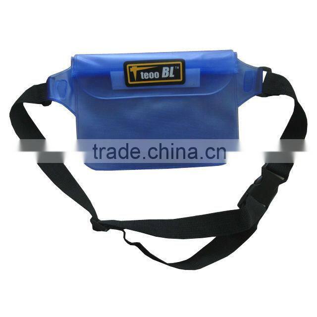 2013 plain Pink waist bag ocean pack dry bag for wallet camera cell phone water sports waist pouch factory