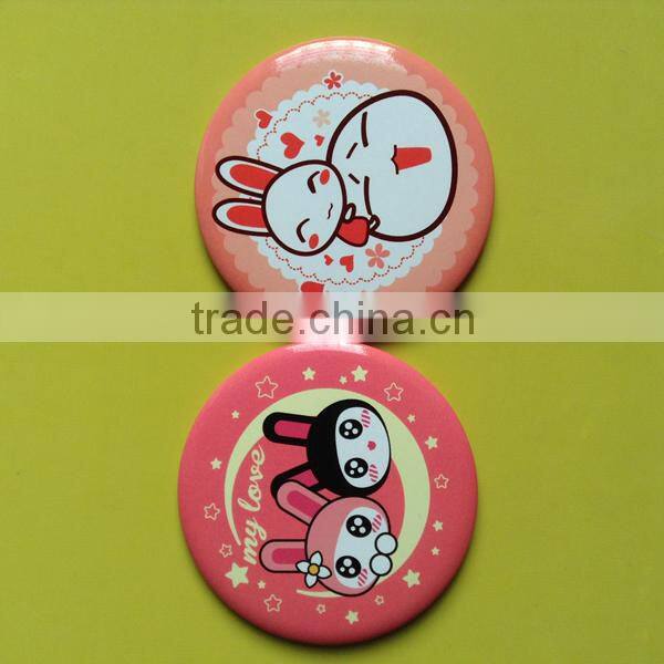 Die Cut Custom pin badge / metal badge / custom button badge pin