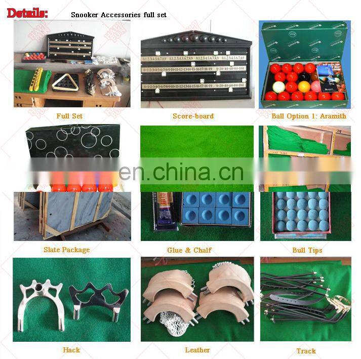 pool table accessory America ball/ cue /cloth /light/blue stone