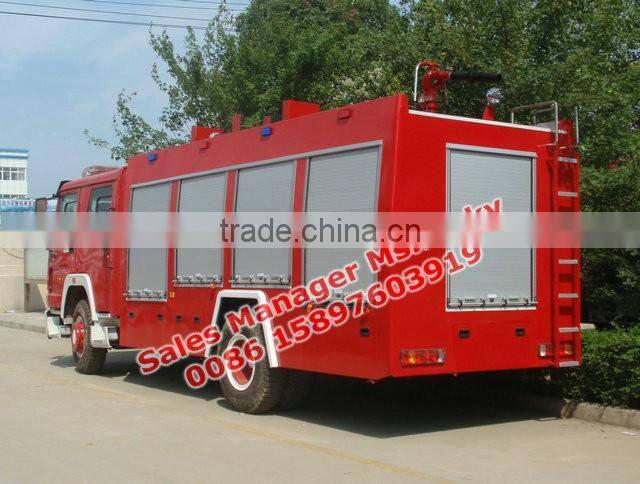 Sinotruk HOWO 8Tons Water Fire Fighting Vehicle Fire Truck With Water and Foam Tanker For Sales Call Ms.Pinky 0086 15897603919 W