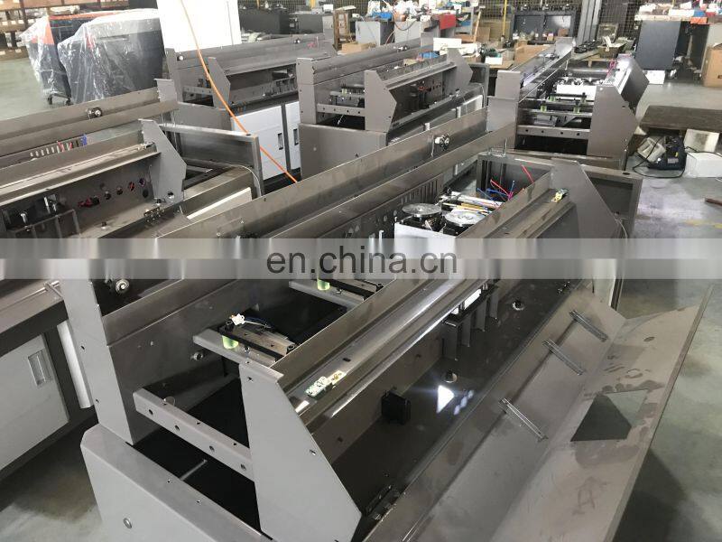 UK5 7inch Touch Screen Silence mute Hot thermal glue book cover binder, notebook hotmelt glue bookbinding machine